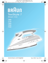 Braun TEXSTYLE 740 Owner's manual