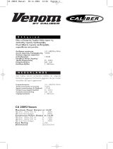 Caliber ca 200 v2 Owner's manual
