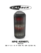 Caliber HPG 429BTL Owner's manual