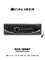 Caliber RCD125BT Quick start guide