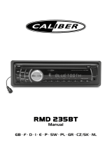 Caliber RMD235BT Owner's manual