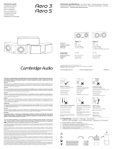 Cambridge Audio AERO 3 Owner's manual