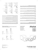 Cambridge Audio Minx X201 White User manual
