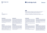 Cambridge Audio S20 Owner's manual
