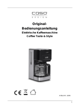 Caso Coffee Taste & Style Operating instructions