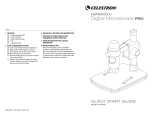 Celestron Hheld Digital Microscope Pro Quick Start Guide