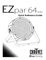Chauvet EZpar64 RGBA Black User manual