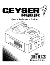 Chauvet Geyser RGB Jr. Reference guide