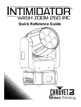 Chauvet Intimidator Wash Zoom 250 IRC Reference guide