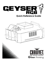 CHAUVET DJ Geyser RGB Reference guide