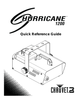 CHAUVET DJ Hurricane 1200 Reference guide