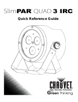 CHAUVET DJ SlimPAR QUAD 3 IRC Reference guide