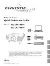 Christie LX120 103-006101-01 Owner's manual