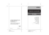 Citizen Systems SR-260NGR User manual