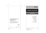 Citizen Systems Calculator SRP-265N User manual