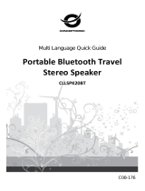 Conceptronic Portable Bluetooth Travel Stereo Speaker Installation guide