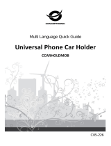 Conceptronic Universal Phone Car Holder Installation guide