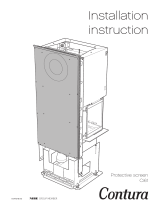 Contura Protection wall i61 Operating instructions
