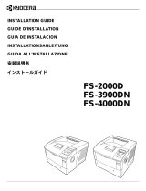 KYOCERA FS 4000DN - B/W Laser Printer Installation guide