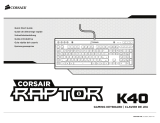 Corsair Raptor K40 User manual