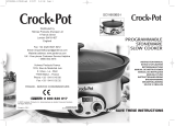 Crock-Pot Stoneware User manual