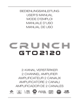 Crunch Crunch GTO 2120 User manual