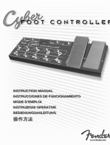 Fender Cyber Foot Controller User manual
