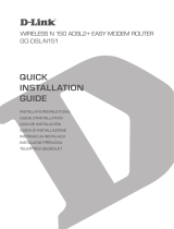 D-Link GO-DSL-N151/E Installation guide