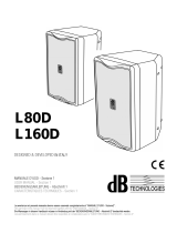 dB Technologies L160D User manual