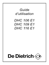 De Dietrich DHC109WE1 Owner's manual