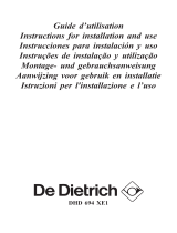 De Dietrich DHD694XE1 Owner's manual