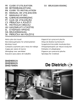 De Dietrich DHD9001X Owner's manual