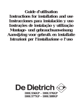 De Dietrich DHG556XP1 Owner's manual