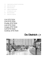 De Dietrich DTE703X Owner's manual