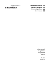 Electrolux TG091 10 User manual