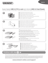 Eminent Super Speed USB 3.0 PCI-e card and internal USB 3.0 Card Reader User manual