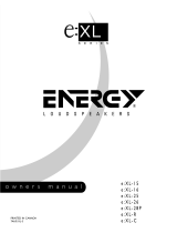 Energy Speaker Systems e:XL-28P User manual