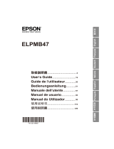 Epson ELPMB47 Low Ceiling Mount User guide