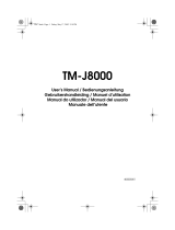 Epson TM-J8000 User manual