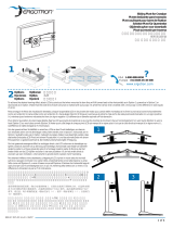 Ergotron DS100 Sliding Display Bracket User manual