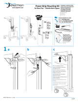 Ergotron Power Strip Mounting Kit for Carts User manual