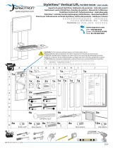 Ergotron StyleView  Vertical Lift, Patient Room User guide