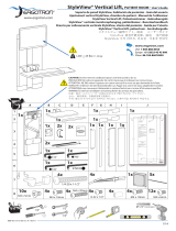 Ergotron StyleView Vertical Lift, Patient Room User manual