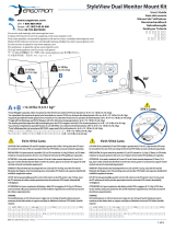 Ergotron SV Dual Display Kit User guide