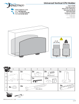 Ergotron Vertical Universal CPU Holder User guide