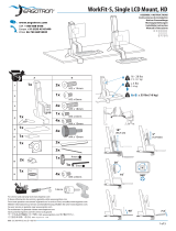 Ergotron WorkFit-S, Single HD Sit-Stand Workstation User manual