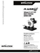 Evolution Power Tools RAGE4 User manual
