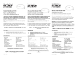 Extech Instruments HDV-5CAM-1FM User manual