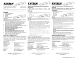 Extech Instruments MO25 User manual