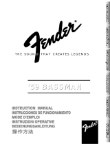 Fender '59 Bassman® LTD Owner's manual